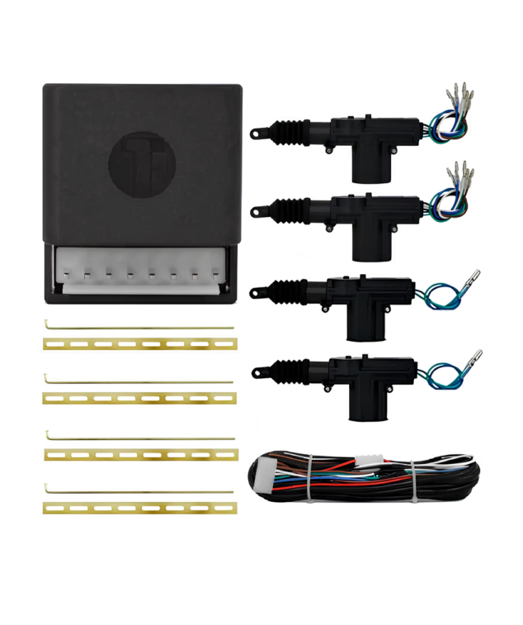 Porta com trava elétrica